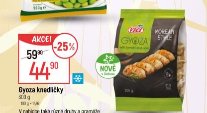 Gyoza knedlíčky mražené Vici