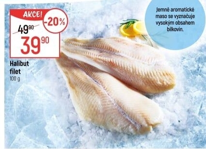 Halibut filety