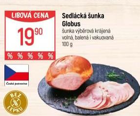 Šunka sedlácká výběrová Globus