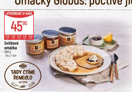 Svíčková omáčka Globus