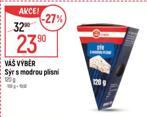 Sýr s modrou plísní Váš Výběr