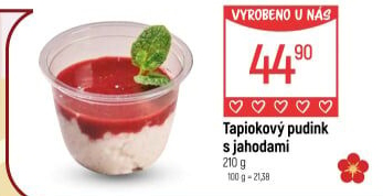 Tapiokový pudink Globus