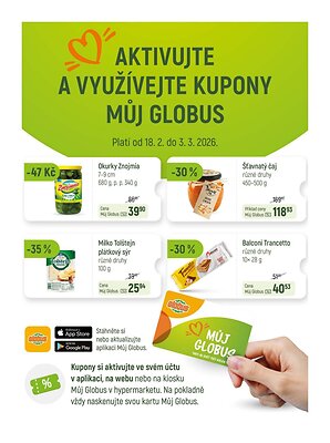 akční leták Globus 18.2.2026-24.2.2026
