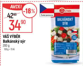Balkánský sýr Váš Výběr