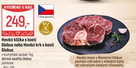 Hovězí krk s kostí Globus