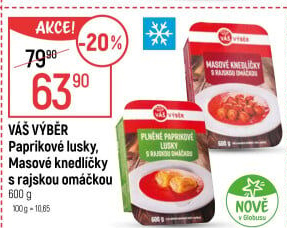 Paprikové lusky plněné s rajskou omáčkou Váš Výběr
