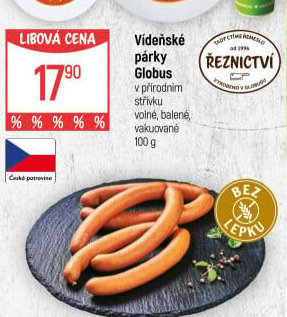 Párky vídeňské Globus