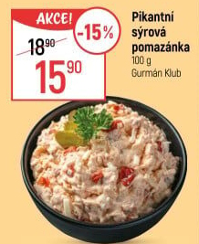 Pikantní sýrová pomazánka