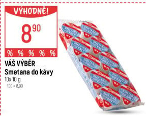 Smetánky do kávy Váš Výběr
