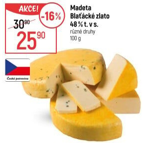 Sýr Blaťácké zlato Madeta