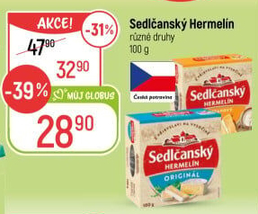 Sýr Hermelín Sedlčanský