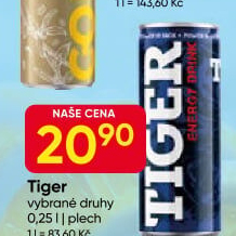 Energetický nápoj Tiger