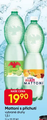 Ochucená voda Mattoni