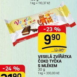 Dezert řez Veselá zvířátka