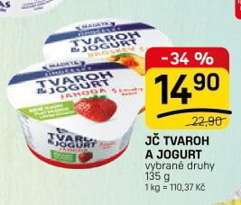 Dezert tvaroh s jogurtem jihočeský Madeta