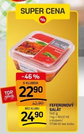 Feferonkový salát Lahůdky Vavřík