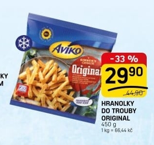Hranolky mražené Aviko