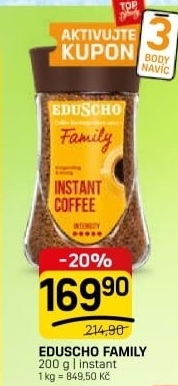 Instantní káva Family Eduscho