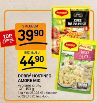 Jídla instantní Dobrý hostinec Maggi