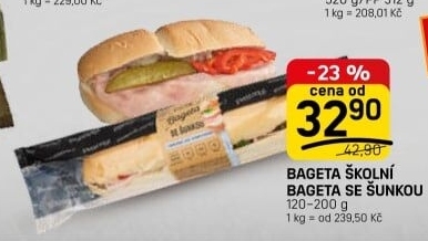 Obložená bageta