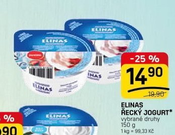 Ochucený jogurt řecký Elinas