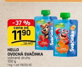 Ovocná kapsička Hello