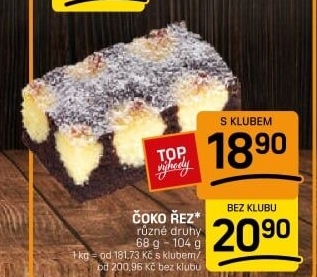 Řez čokoládový