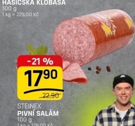 Salám pivní Steinex