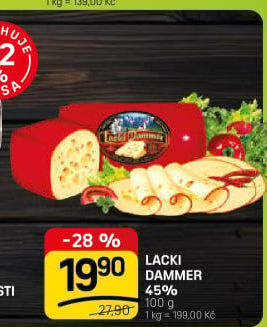 Sýr 45% Lacki Dammer