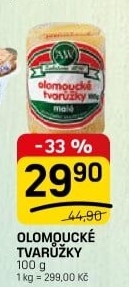 Sýr tvarůžky olomoucké A.W.