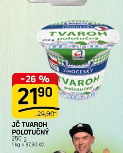 Tvaroh polotučný Jihočeský Madeta