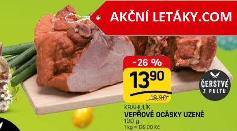 Vepřové ocásky uzené Krahulík