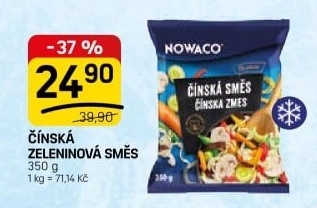 Zeleninová čínská směs mražená Nowaco