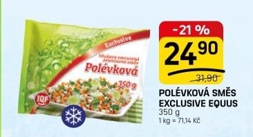Zeleninová polévková směs mražená exclusive