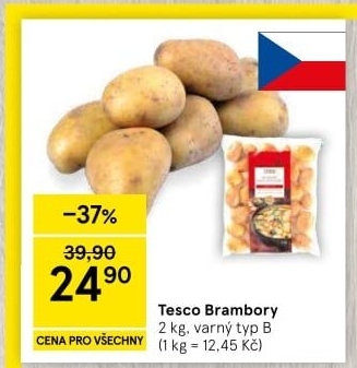 Brambory Tesco