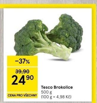 Brokolice Tesco