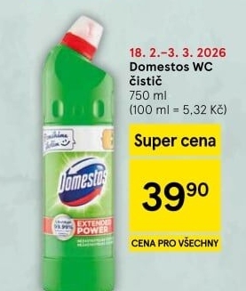 Čistič WC gelový Domestos