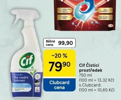 Čističe ve spreji Cif