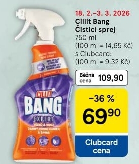 Dezinfekční sprej Cillit Bang