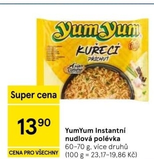 Instantní polévka YumYum