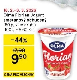 Jogurt smetanový Florian Olma