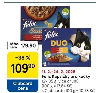 Kapsičky pro kočky Felix Purina