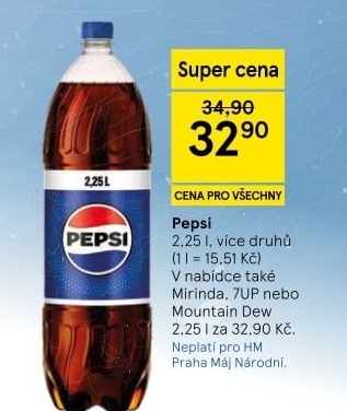 Limonáda Pepsi