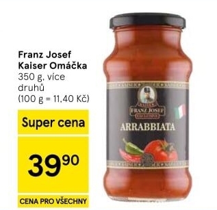 Omáčky na těstoviny Exclusive Franz Josef Kaiser
