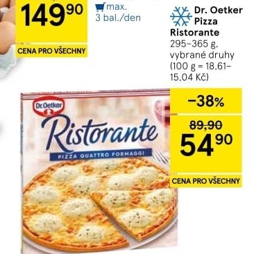 Pizza mražená Ristorante Dr. Oetker