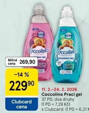 Prací gel Coccolino