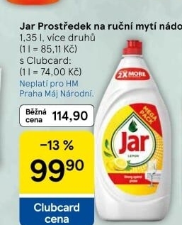 Prostředek na nádobí Jar