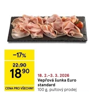 Šunka vepřová Euro standard