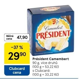 Sýr Camembert Président