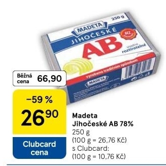 Tuk Jihočeské AB Madeta